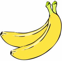 Óvodai címke, öntapadó matrica A/5 méretben 35+12 jel banán