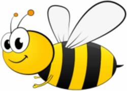 Óvodai címke, öntapadó matrica A/5 méretben 35+12 jel méhecske