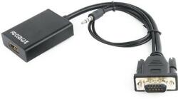 VGA-HDMI konverter audio kimenettel Gembird A-VGA-HDMI-01