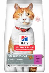 Hill's 2x10kg Hill's Science Plan Young Adult Sterilised kacsa száraz macskatáp