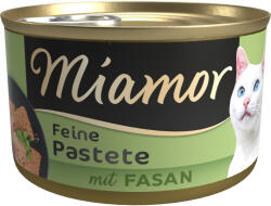 Miamor 12x85g Miamor Pastete nedves macskatáp-fácán