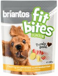 briantos 150g Briantos "FitBites" Junior - szárnyas, burgonya & földieper kutyasnack