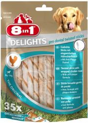 8in1 190g (35 darab) 8in1 Delights Pro Dental Twisted Sticks jutalomfalat kutyáknak
