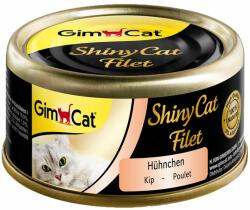 GimCat 6x70g GimCat ShinyCat csirke & garnéla nedves macskatáp