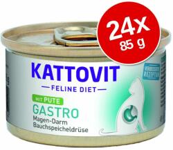 KATTOVIT 24x 85g Kattovit Gastro Pulyka nedved macskatáp