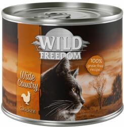 Wild Freedom 6x200g Wild Freedom Adult nedves macskatáp- Vegyes csomag I (1x csirke, 1x-1x vad, nyúl, bárány, tőkehal)