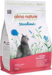 Almo Nature 2x2kg Almo Nature Functional Sterilised Cat lazac & rizs száraz macskatáp