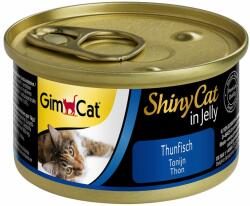 GimCat 6x70g GimCat ShinyCat Jelly tonhal & garnéla nedves macskatáp