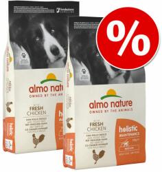 Almo Nature 2x12 kg Almo Nature kutyatáp gazdaságos csomag-Adult Large bárány & rizs