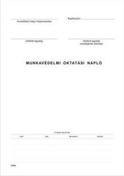 Victoria Nyomtatvány, munkavédelmi oktatási napló, 40 oldal, A4, 10 tömb/csomag (KO656)