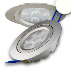 LEDIUM Süllyesztett LED spotlámpa, ezüst, 15W, 850 lm, 4200K természetes fehér, 72°, fényerőszabályozható (OH9112470)