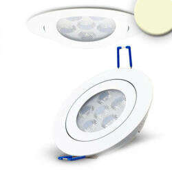 LEDIUM Süllyesztett LED spotlámpa, fehér, 15W, 800 lm, 2700K melegfehér, 72°, fényerőszabályozható (OH9112390)
