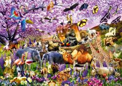Bluebird Puzzle - Puzzle Doi câte doi la Arca lui Noe - 1 000 piese Puzzle