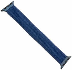  FIXED Rugalmas nylon szíj Nylon Strap pro Apple Watch 42 / 44mm, S-es méret FIXENST-434-S-BL, kék (FIXENST-434-S-BL)