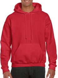 Gildan Uniszex Pulóver Kapucnis Hosszú ujjú Gildan DryBlend Adult Hooded Sweat - 2XL, Piros