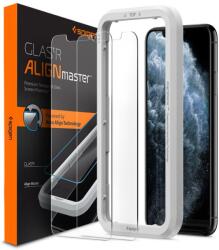 Spigen ALM тънко закалено стъкло 2 броя за iPhone 11