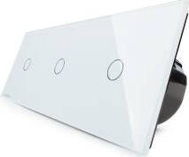 LIVOLO Intrerupator triplu Livolo vl-c701c701c701-11 cu touch din sticla Alb (vl-c701/c701/c701-11)