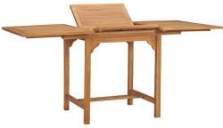 vidaXL Masă de grădină extensibilă (110-160)x80x75cm lemn masiv tec (47420)