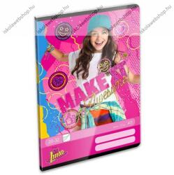 Hercegnős Soy Luna 1. osztályos vonalas füzet, A5/14-32 (ZI_2018_027_adb)