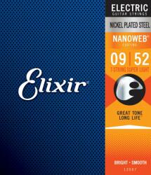  Elixir NanoWeb (12007) 9-52 7-String Super Light elektromos húrkészlet - hangszercenter