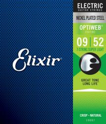  Elixir OptiWeb (19007) 9-52 7- String Super Light elektromos húrkészlet - hangszercenter