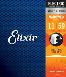  Elixir NanoWeb (12106) 11-59 7-String medium elektromos húrkészlet - hangszercenter