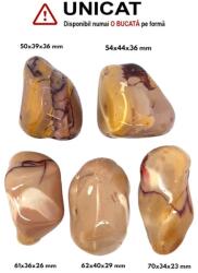 Palm Stone Jasp Mokait Natural - 50-70 x 34-44 x 23-36 mm - ( XXL )
