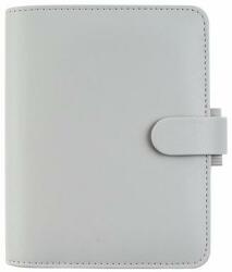 FILOFAX Kalendárium, gyűrűs, betétlapokkal, pocket méret, FILOFAX Saffiano , gránit (NFX028812)