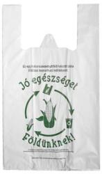  Ingvállas tasak, lebomló, 30x50x0, 15 cm Jó egészséget Földünknek (KHT708)