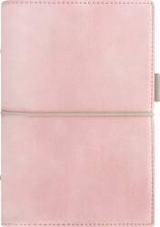 FILOFAX Kalendárium, gyűrűs, betétlapokkal, pocket méret, FILOFAX, Domino Soft , pasztell rózsaszín (NFX022581) - papirdepo