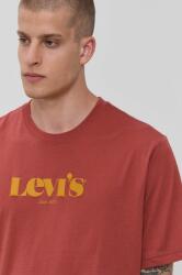 Levi's tricou din bumbac culoarea roșu, cu imprimeu 16143.0318-Reds 9BY8-TSM0IL_33X