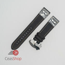  Curea piele neagră model TW Steel 24mm - 3810124 - ceas-shop