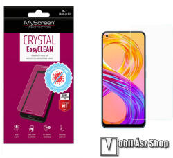 MyScreen CRYSTAL BacteriaFREE képernyővédő fólia - CRYSTAL - 1db, törlőkendővel, antibakteriális, A képernyő sík részét védi! - Realme 8 / 8 Pro (M5625CCBF)