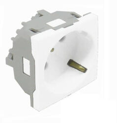 Efapel 45131 SBR QUADRO Dugalj 2P+F 250V, 16A fehér 45x45 2 modul (45131 SBR)