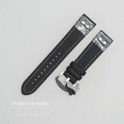  Curea piele neagră model TW Steel 22mm - 3810122 - cureaceas