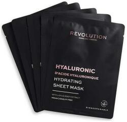 Revolution Skincare Mască hidratantă de față - Revolution Skincare Hyaluronic Hydrating Acid Sheet Mask 5 buc