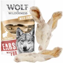 Wolf of Wilderness 200g (kb. 10db) Wolf of Wilderness 'Meadow Grounds' szőrös nyúlfül kutyasnack