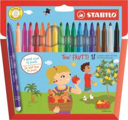 STABILO Trio Frutti illatos filctoll készlet 18 különböző szín (TST29018)