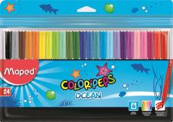 Maped Color`Peps Ocean kimosható filctoll készlet 24 különböző szín (IMA845722)