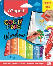Maped Color Peps ablakfilc készlet 6db-os - Különböző szín (IMA844820)
