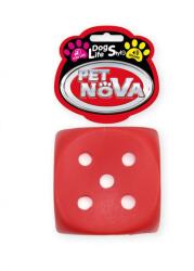 PET NOVA DOG LIFE STYLE Jucarie cub pentru caini, 6 cm, rosu