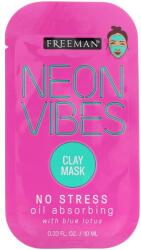 Freeman Mască liniștitoare - Freeman Beauty Neon Vibes No Stress Oil Absorbing Clay Mask 10 ml Masca de fata