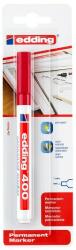 edding Marker permanent Edding 400, varf rotund 1 mm, rosu, blister (ED40002B) - birotica-asp