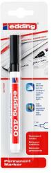 edding Marker permanent Edding 400, varf rotund 1 mm, negru, blister (ED40001B) - birotica-asp