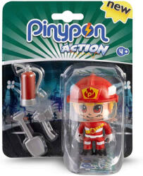 Famosa Pinypon Action - Tűzoltó figura - Famosa (700016262)