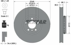 TEXTAR Disc frana TEXTAR PRO+ 92253725 (92253725)