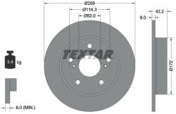 TEXTAR Disc frana TEXTAR PRO 92308303 (92308303)