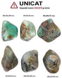 Palm Stone Opal Verde de Peru - Green Andean Opal Natural - 39-51 x 21-44 x 16-31 mm - ( XXL )