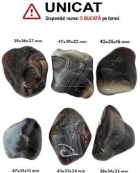 Palm Stone Agata de Botswana Naturala Brazilia - 38-47 x 33-39 x 13-27 mm - ( XL )