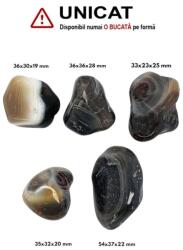 Palm Stone Agata de Botswana Naturala Brazilia - 33-54 x 23-37 x 19-28 mm - ( XL )